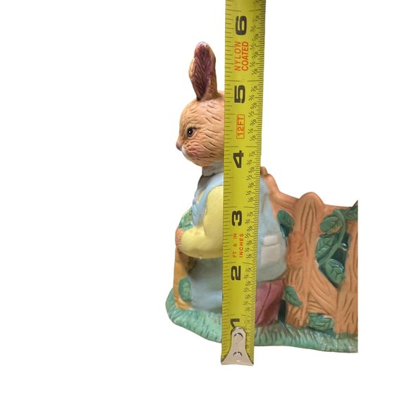 Vintage Easter Bunny Rabbit Figurine Planter - Picture 10 of 11